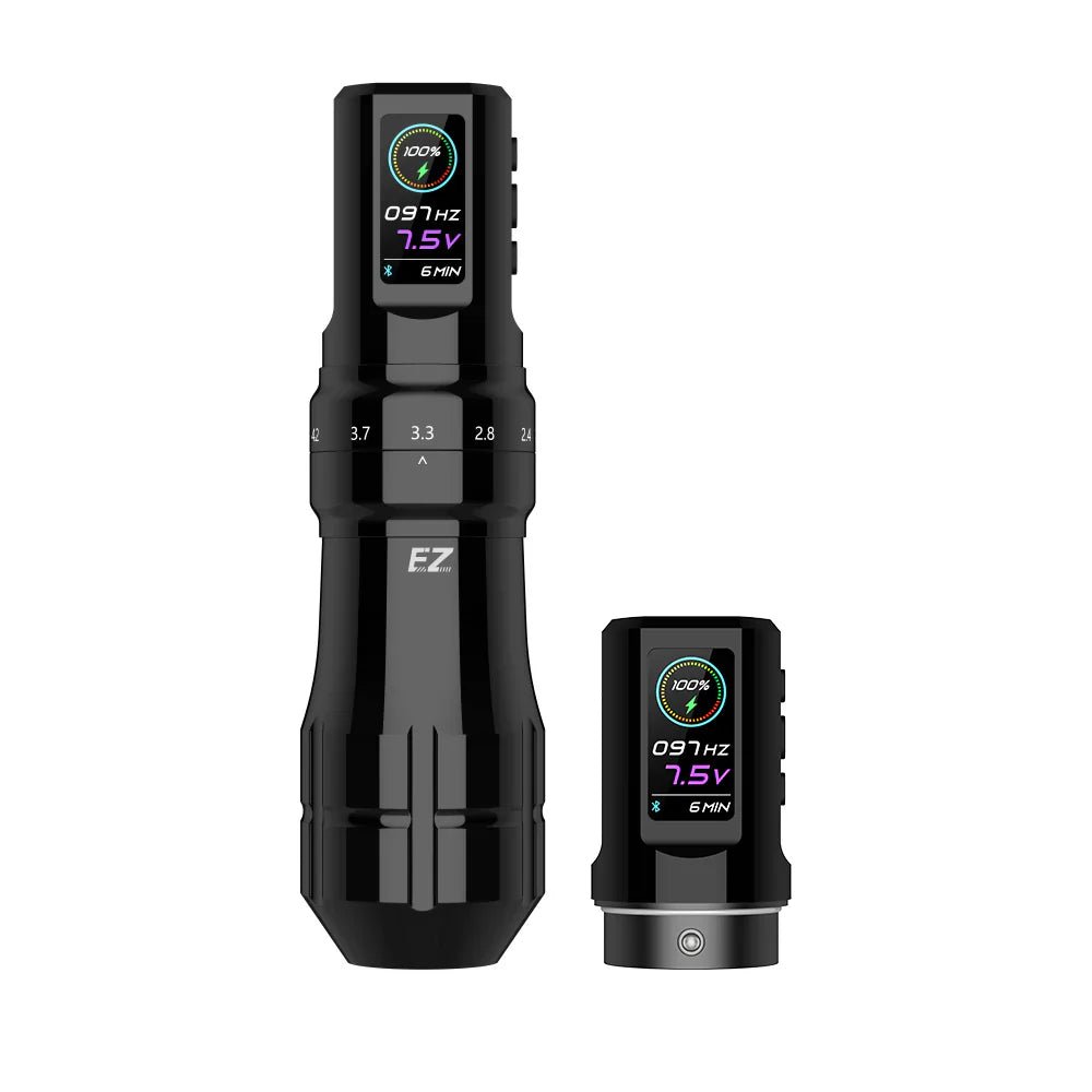 EZ P3 Pro Adjustable Stroke Wireless Battery Tattoo Pen Machine - Mad Rabbit Tattoo
