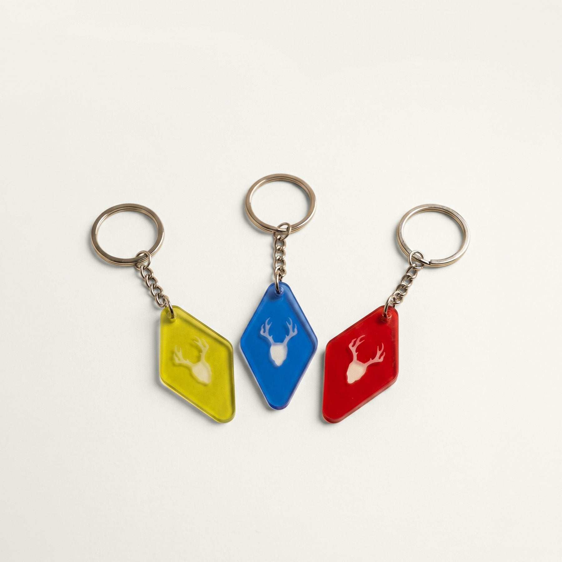 Mad Rabbit Keychain (Assorted Mix, Red, Blue, Yellow) - Mad Rabbit Tattoo