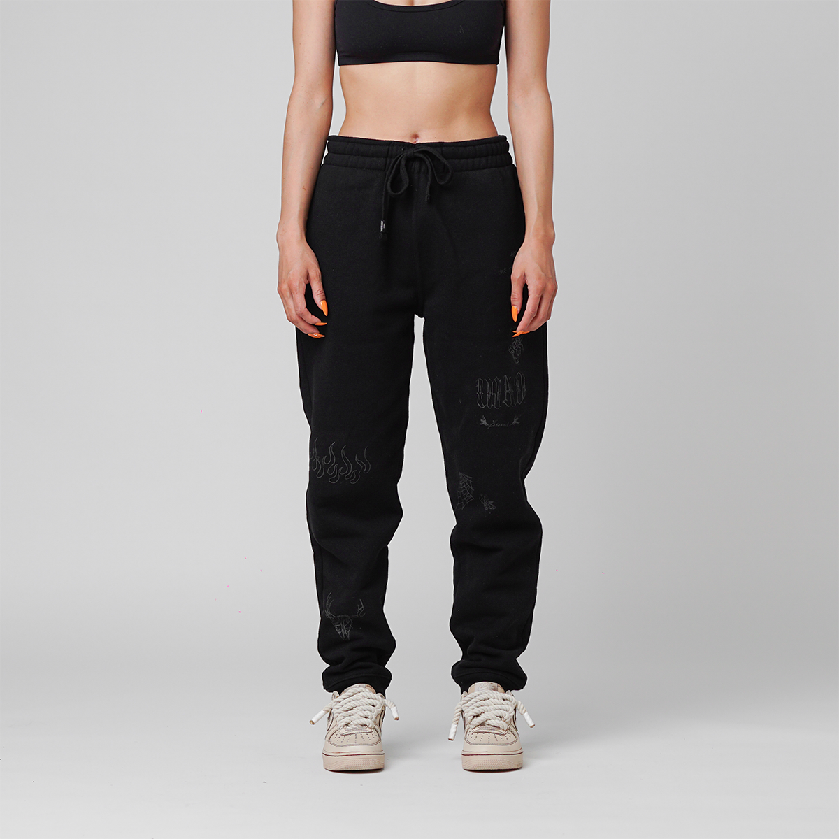 Mad Girls Black Sweatpants