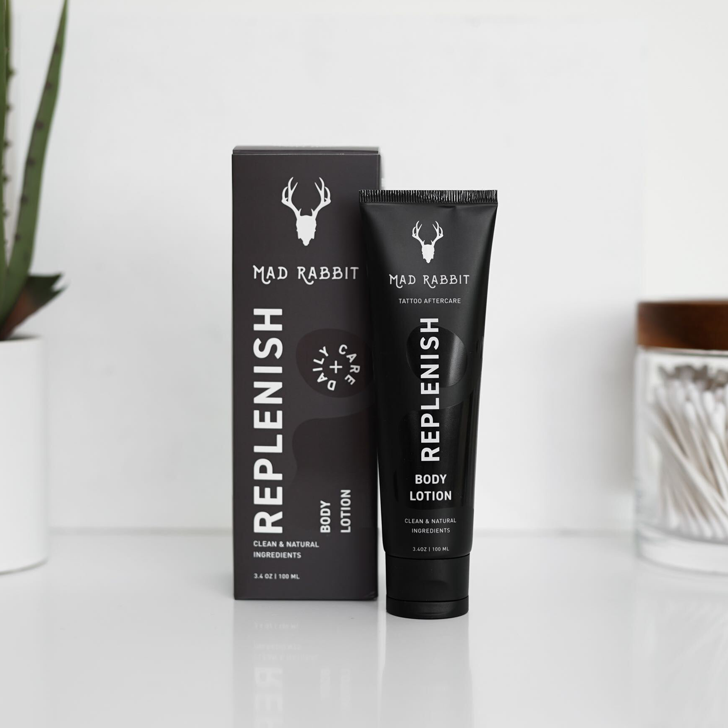 Daily Tattoo Lotion Tube | Moisturize Your Ink | Mad Rabbit Tattoo
